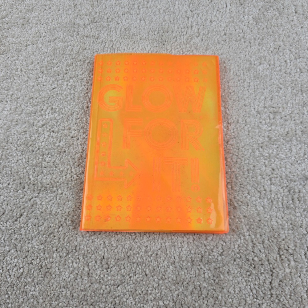 Make Believe Ideas Journal Neon Orange Glow For It Lined Notebook Kids Diary
